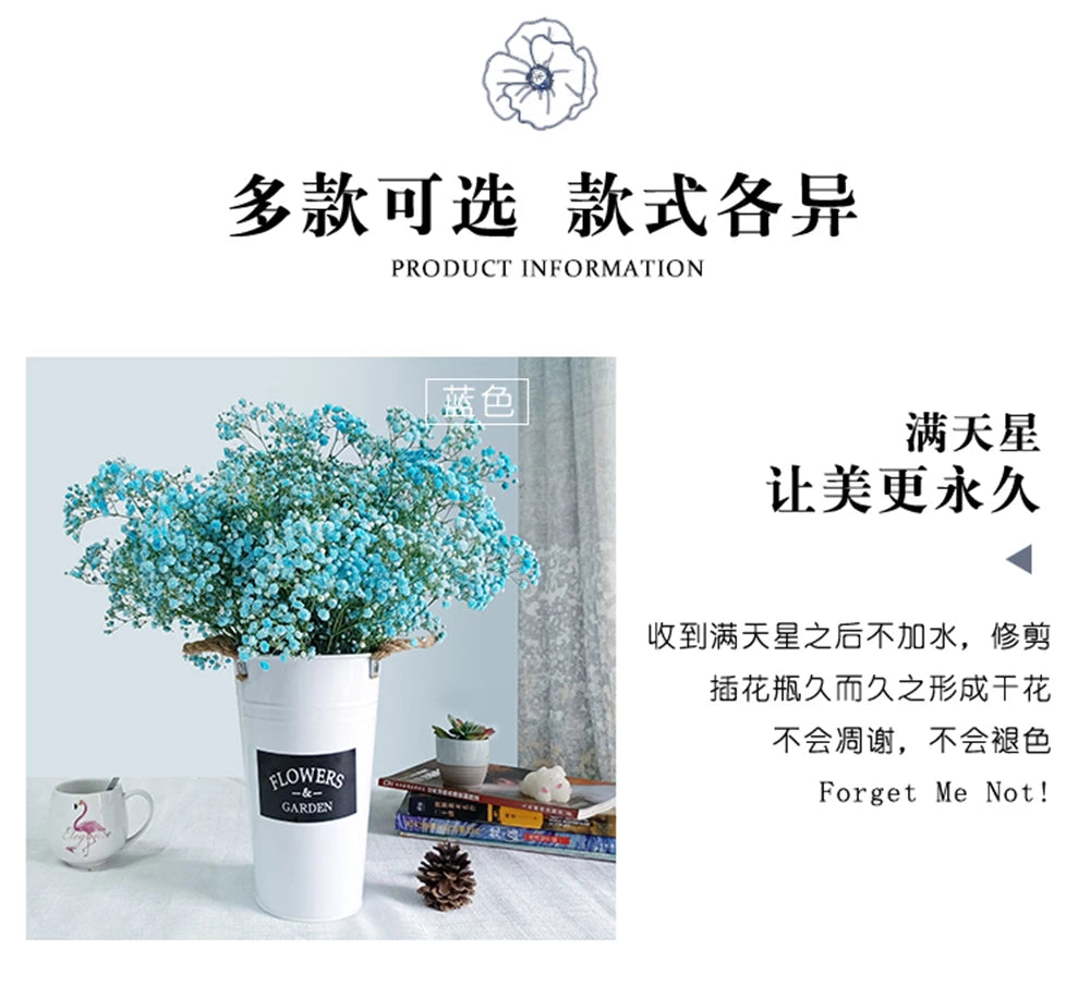 40-50cm Natural Fresh Dried Flowers Gypsophila paniculata,Baby's Breath Flower bouquets,gift & Wedding Decoration,Home Decor