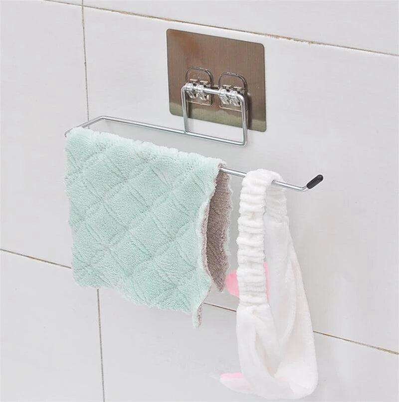 Adhesive Toilet Paper Holder for Bathroom Kitchen Organizer Towel Roll RackHanging Storage Stand Napkin Dispenser WC Accessories