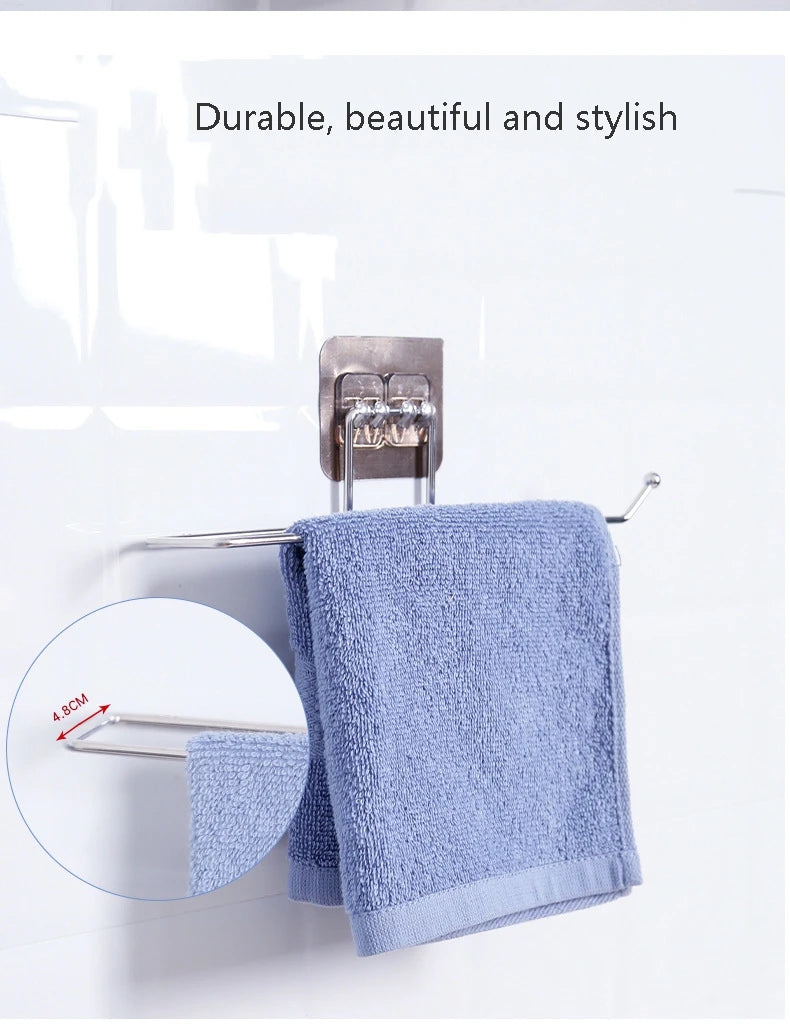 Adhesive Toilet Paper Holder for Bathroom Kitchen Organizer Towel Roll RackHanging Storage Stand Napkin Dispenser WC Accessories