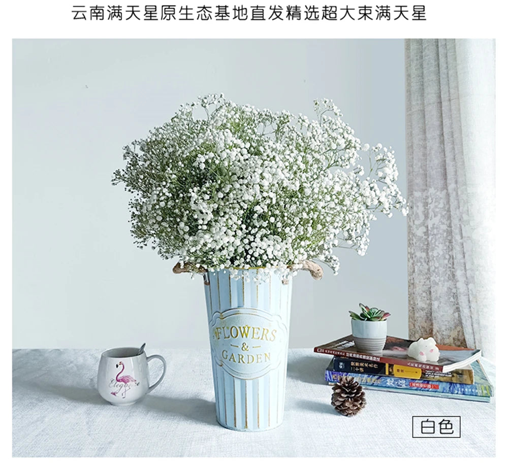 40-50cm Natural Fresh Dried Flowers Gypsophila paniculata,Baby's Breath Flower bouquets,gift & Wedding Decoration,Home Decor