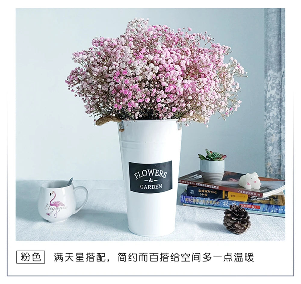 40-50cm Natural Fresh Dried Flowers Gypsophila paniculata,Baby's Breath Flower bouquets,gift & Wedding Decoration,Home Decor