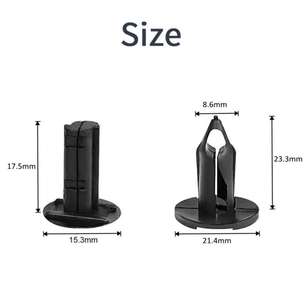 100PCS Plastic Fender Clips Body Rivets Clips Car Door Clip Panel Audio Video Dashboard Dismantle Kits Installer Pry Tool