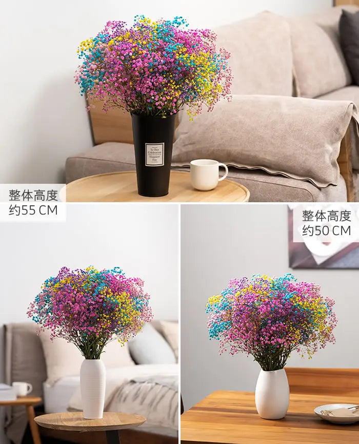 40-50cm Natural Fresh Dried Flowers Gypsophila paniculata,Baby's Breath Flower bouquets,gift & Wedding Decoration,Home Decor