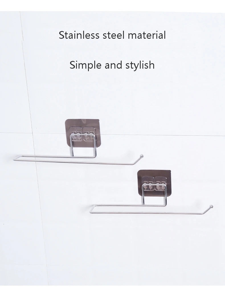 Adhesive Toilet Paper Holder for Bathroom Kitchen Organizer Towel Roll RackHanging Storage Stand Napkin Dispenser WC Accessories