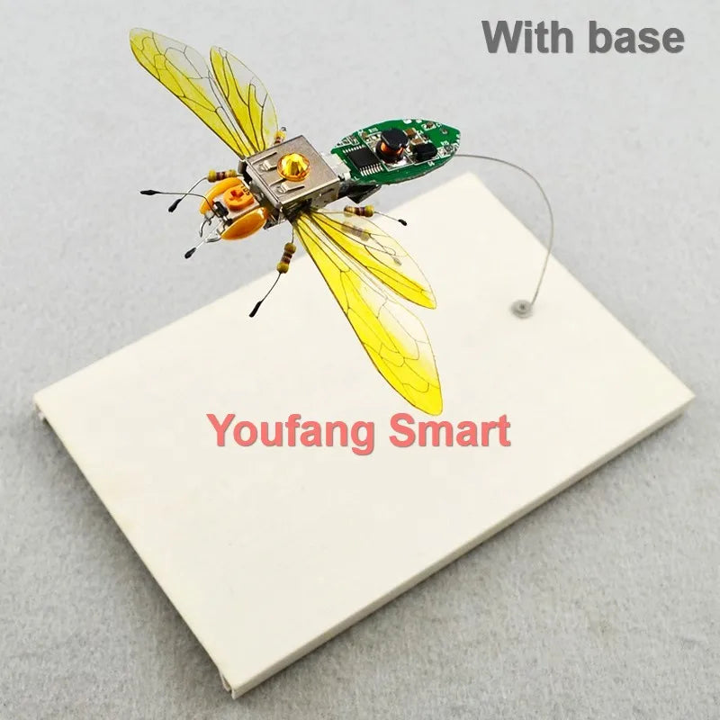 STEAM DIY Robotic Insects Science Invention Electronic Animal for School Competition Non-soldered DIY Kit Stem Toys Robot Animal