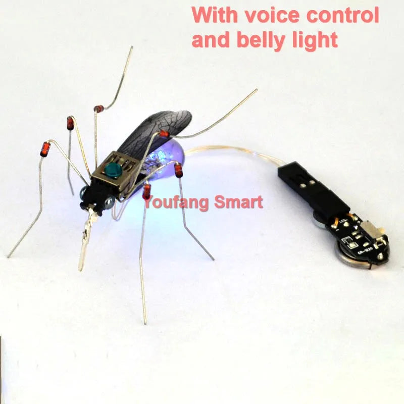 STEAM DIY Robotic Insects Science Invention Electronic Animal for School Competition Non-soldered DIY Kit Stem Toys Robot Animal