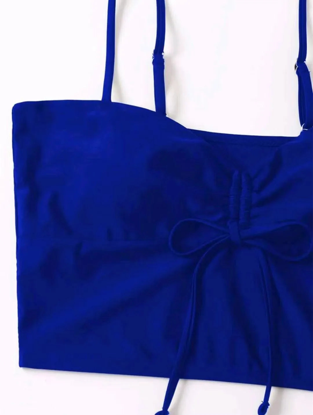 Drawstring Front Shorts Bikinis 2025 High Waist Swimsuit Women Swimwear Female Bathers Bathing Swimming Swim Suit Beachwear