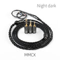 QKZ Q1 MAX 16 Stand 352 Cores OFC Silver Plated MMCX QDC KZ C Pin Earphone Upgrade Cable for QKZ HBB ZXT AS16 PRO ZSN PRO X PR1
