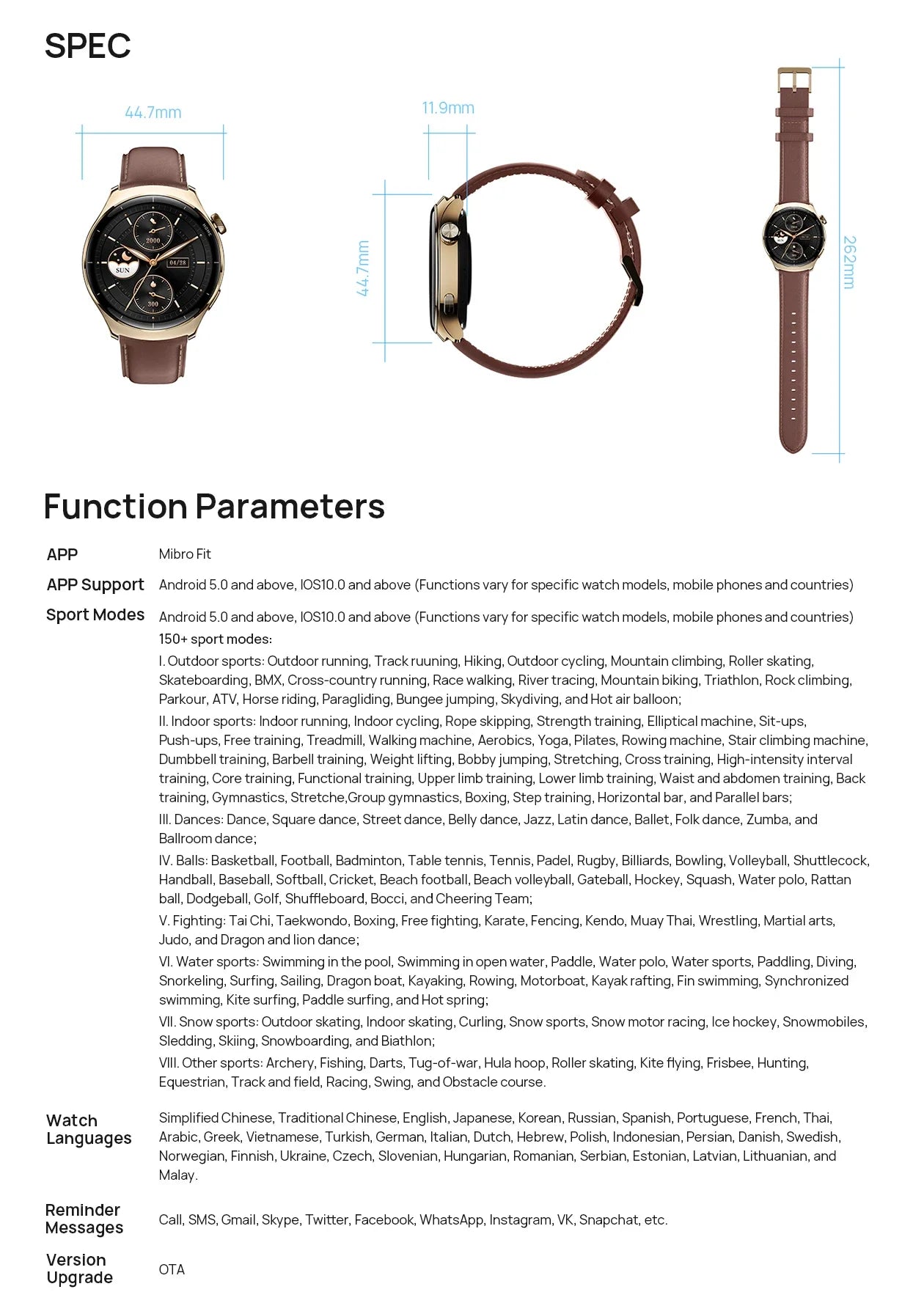 Mibro Lite3 Pro Smartwatch Global Version Metal Body Built-In GPS Bluetooth Call AMOLED Screen Men Women Watch For iOS Android