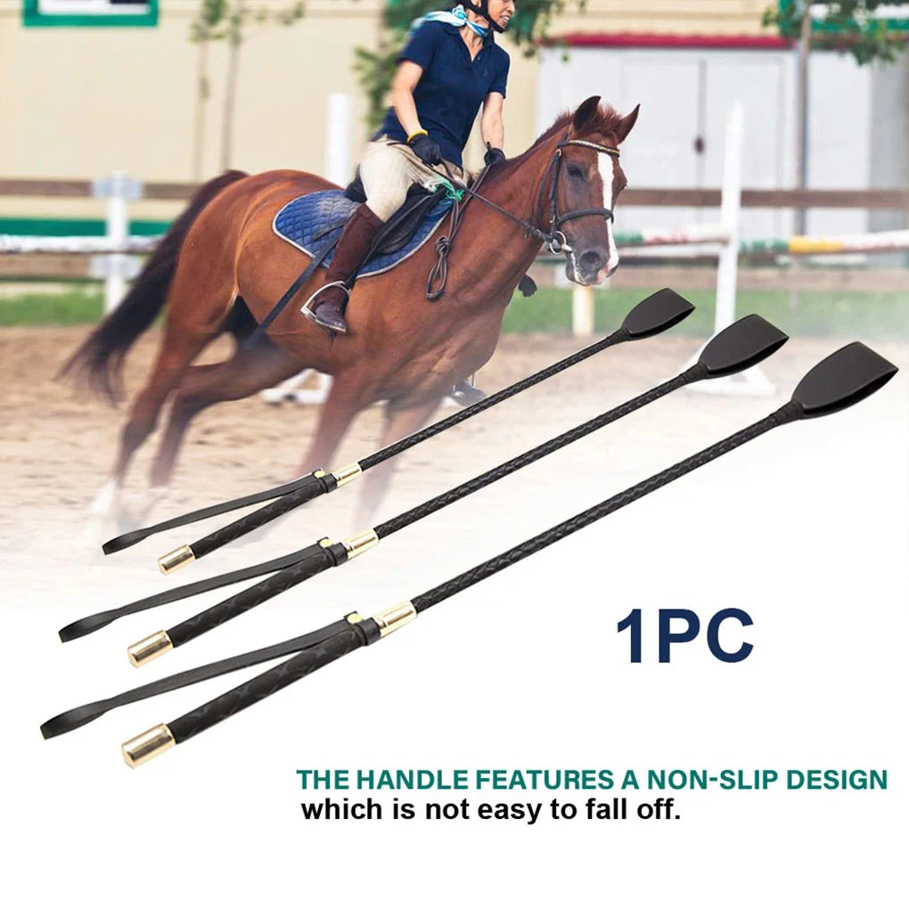 1PC Animal Riding Equestrian Whip Training Tool Lash Non-slip Portable Practicing for Outdoor Racing Professional  45cm/54cm