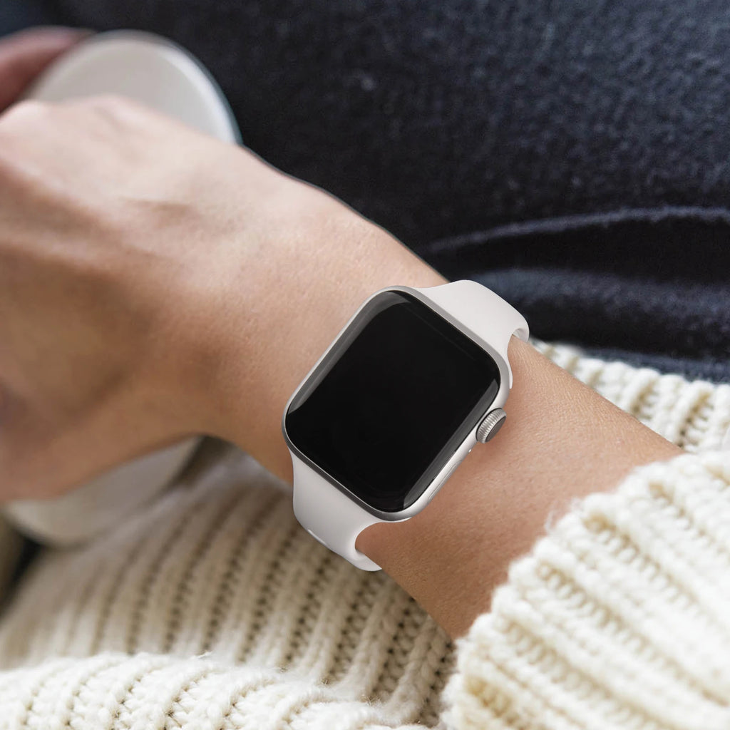 Silicone Slim Band For Apple Watch Band 49mm 46mm 45mm 41mm 44mm 40mm 38mm Strap Watchband Bracelet For iWatch 10 8 9 7 5 4 3 2