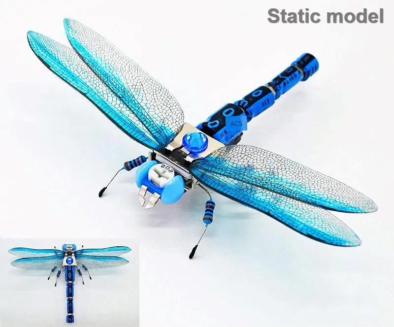 STEAM DIY Robotic Insects Science Invention Electronic Animal for School Competition Non-soldered DIY Kit Stem Toys Robot Animal