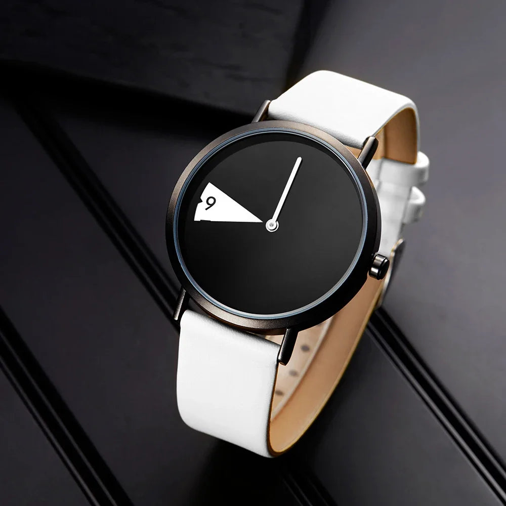 Sinobi Creative Women Watch Fashion Luxury Wristwatch Rotate Yellow Leather Band Ladies Watch Clock Montres Femme Reloj Mujer