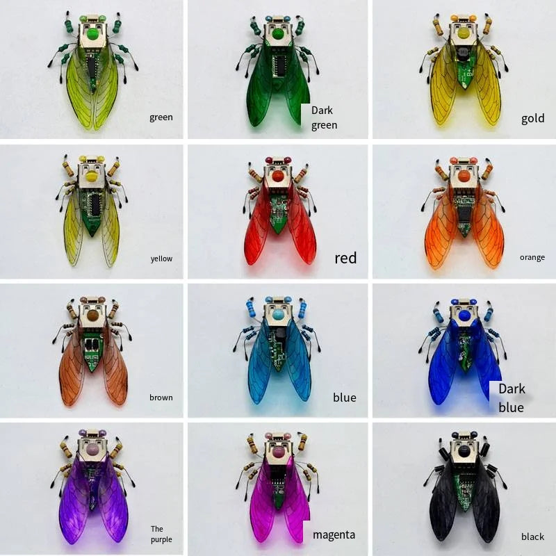 STEAM DIY Robotic Insects Science Invention Electronic Animal for School Competition Non-soldered DIY Kit Stem Toys Robot Animal