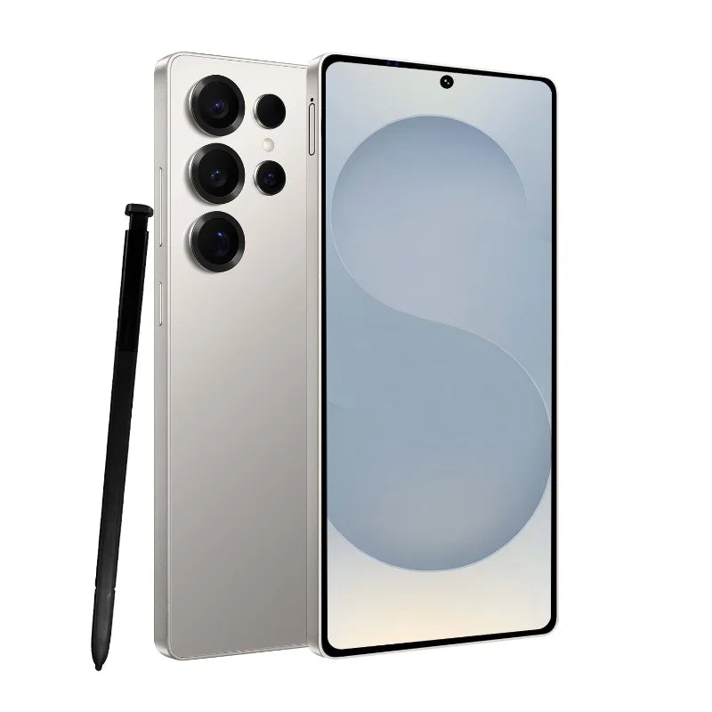 Global Vision S25 Ultra Smartphone 5G Android 12 8GB RAM 512GB ROM 6.8 Inch Phone 1920x1080HD 24+48MP 4 5G Network Mobile Phones