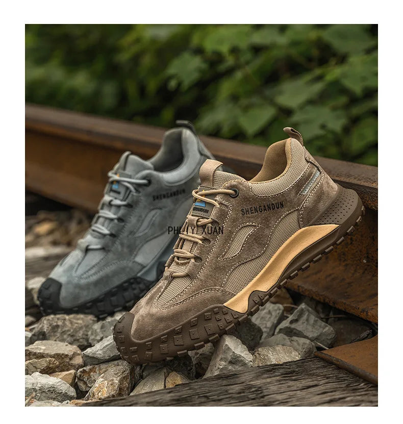 Fashion Steel Toe Cap Shoes For Men Anti Scalding Anti Smashing Wrok Safety Boots And Anti Puncture Protective Male Footwear