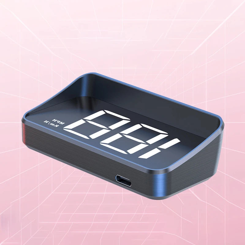 Car Speedometer HUD GPS Head Up Display Digital Speed Meter Windshield Projector For Vehicles Auto Electronics Accessories