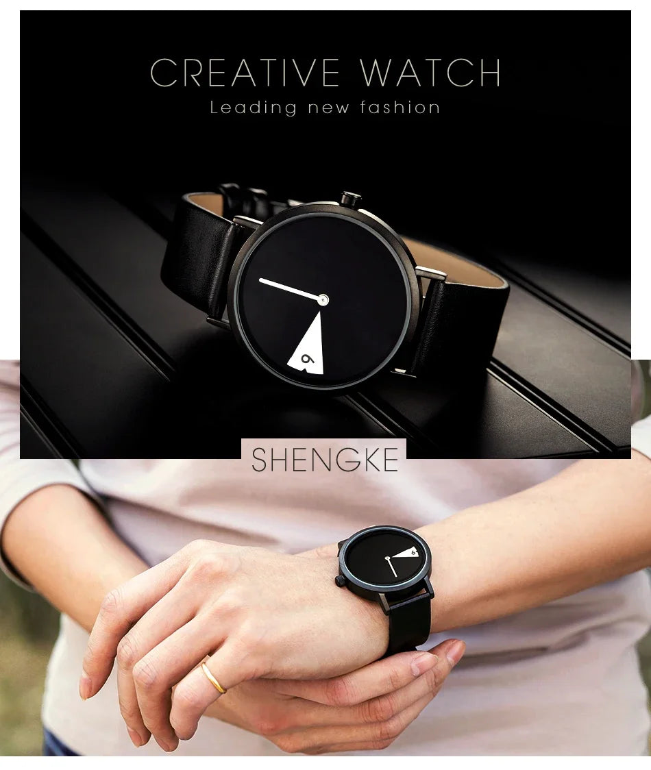 Sinobi Creative Women Watch Fashion Luxury Wristwatch Rotate Yellow Leather Band Ladies Watch Clock Montres Femme Reloj Mujer