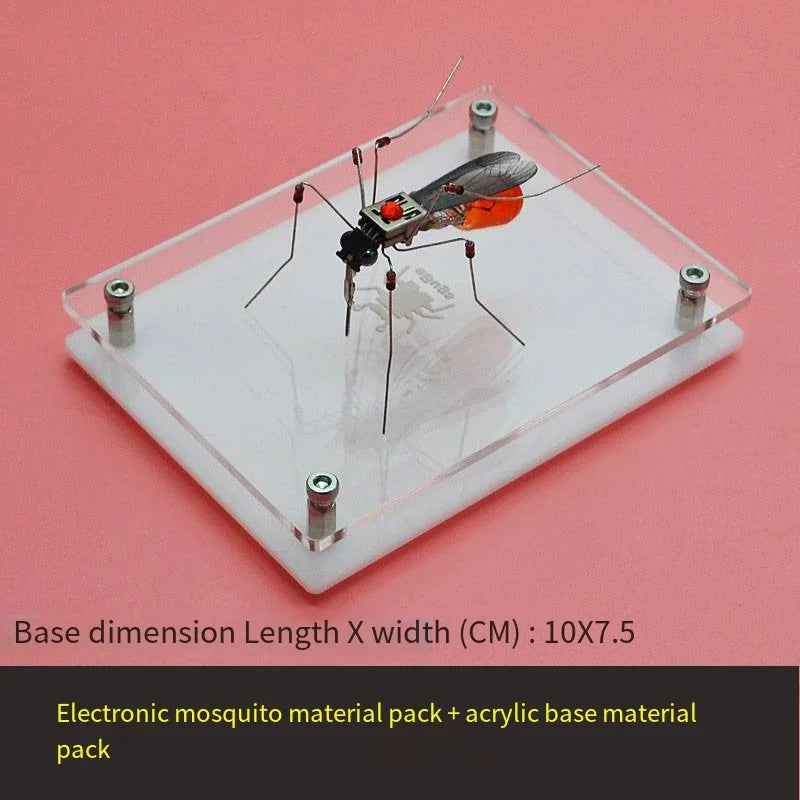 STEAM DIY Robotic Insects Science Invention Electronic Animal for School Competition Non-soldered DIY Kit Stem Toys Robot Animal