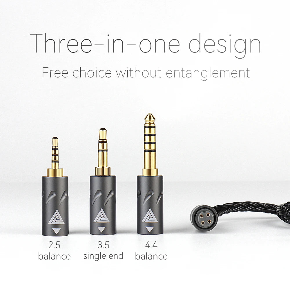 QKZ Q1 MAX 16 Stand 352 Cores OFC Silver Plated MMCX QDC KZ C Pin Earphone Upgrade Cable for QKZ HBB ZXT AS16 PRO ZSN PRO X PR1