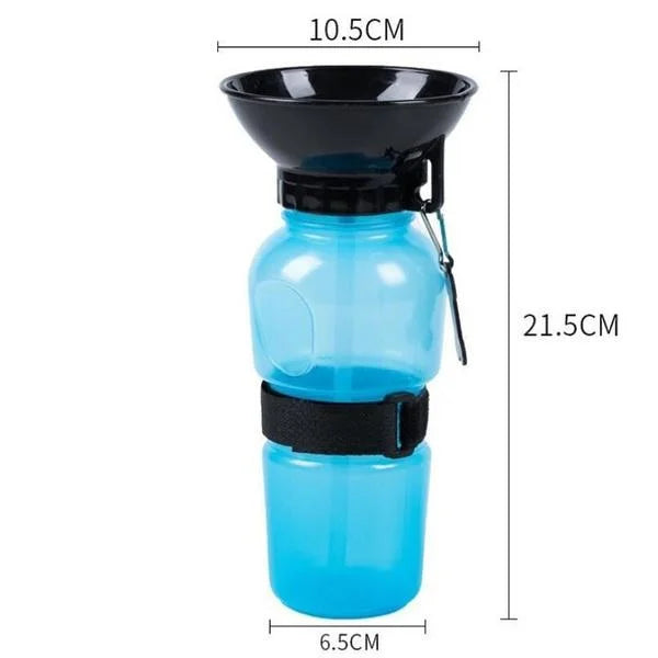 500ml Outdoor Portable Pet Dog Cat Water Bottle Extrusion Large Dog Travel Water Cup Drinking Water Feeder Bowl for Pet
