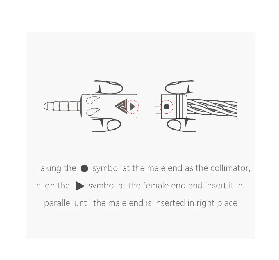 QKZ Q1 MAX 16 Stand 352 Cores OFC Silver Plated MMCX QDC KZ C Pin Earphone Upgrade Cable for QKZ HBB ZXT AS16 PRO ZSN PRO X PR1