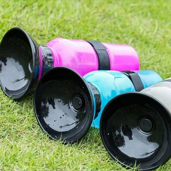 500ml Outdoor Portable Pet Dog Cat Water Bottle Extrusion Large Dog Travel Water Cup Drinking Water Feeder Bowl for Pet