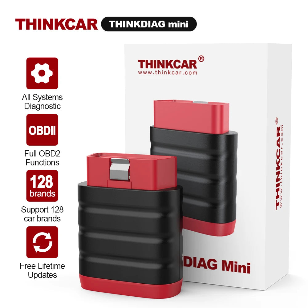 THINKCAR Thinkdiag Mini Bluetooth OBD2 Scanner Diagnostic Tool Full-System Car Scanner Check Engine Light Fault Code Reader Tool