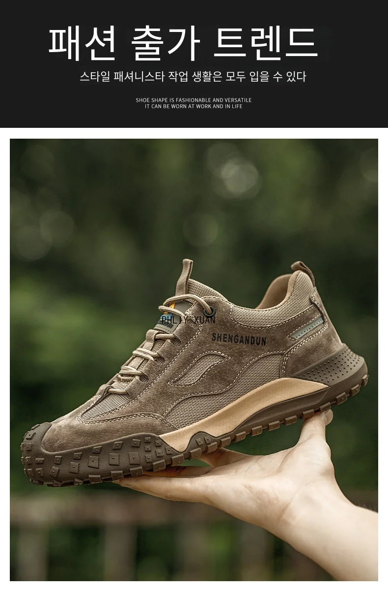 Fashion Steel Toe Cap Shoes For Men Anti Scalding Anti Smashing Wrok Safety Boots And Anti Puncture Protective Male Footwear