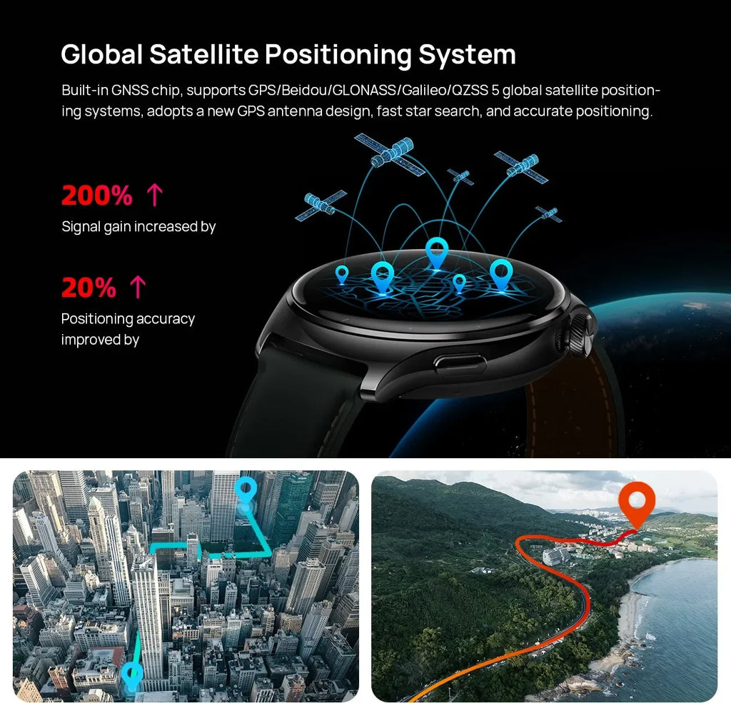 Mibro Lite3 Pro Smartwatch Global Version Metal Body Built-In GPS Bluetooth Call AMOLED Screen Men Women Watch For iOS Android