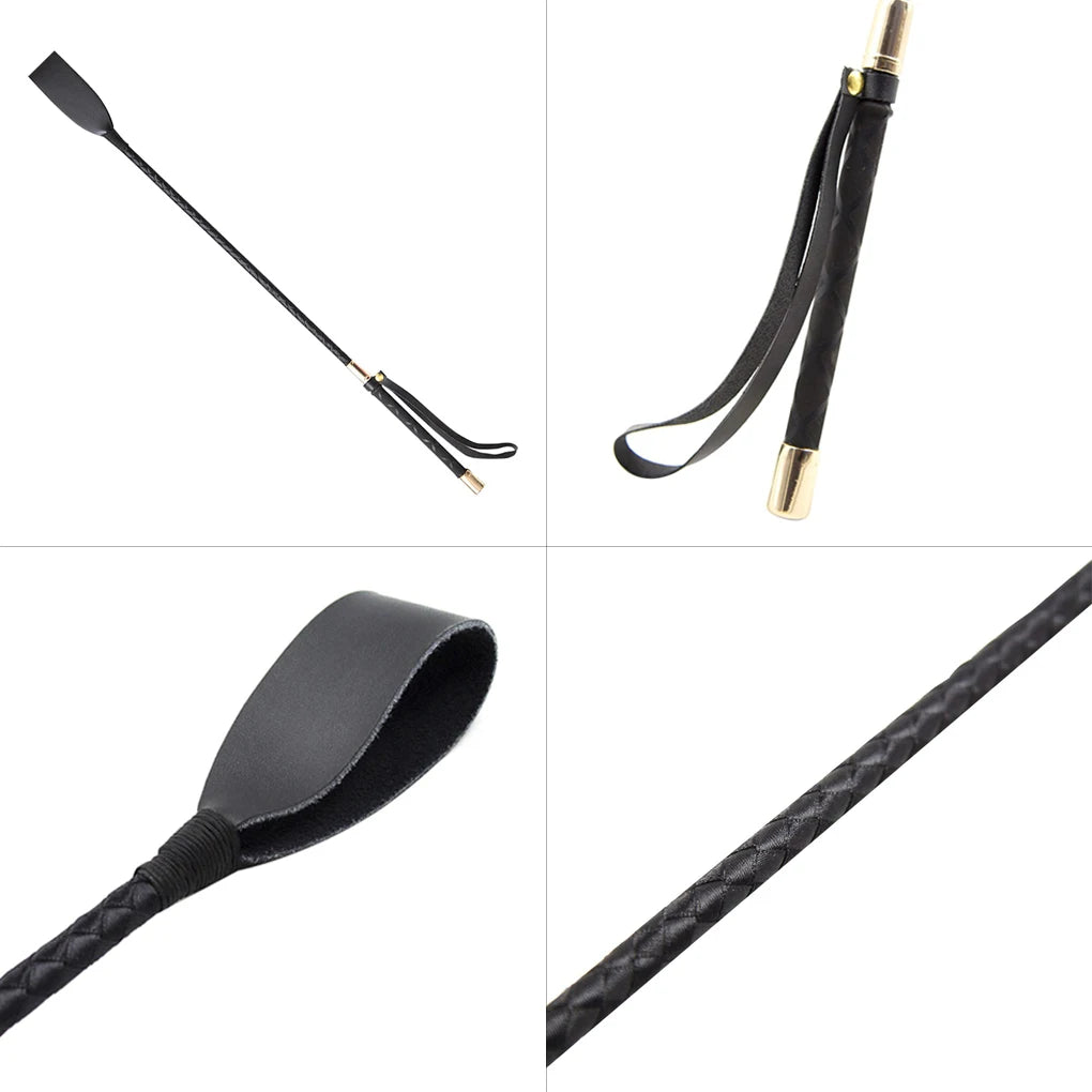 1PC Animal Riding Equestrian Whip Training Tool Lash Non-slip Portable Practicing for Outdoor Racing Professional  45cm/54cm