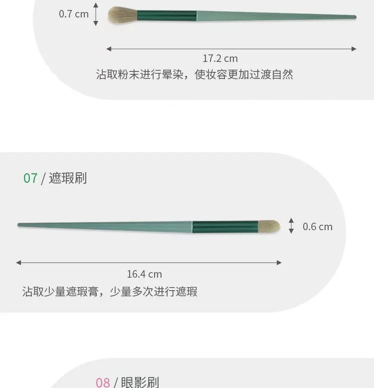 13Pcs Soft Fluffy Makeup Brushes Set for Cosmetics Foundation Blush Powder Eyeshadow Kabuki Blending Makeup Brush Beauty Tool