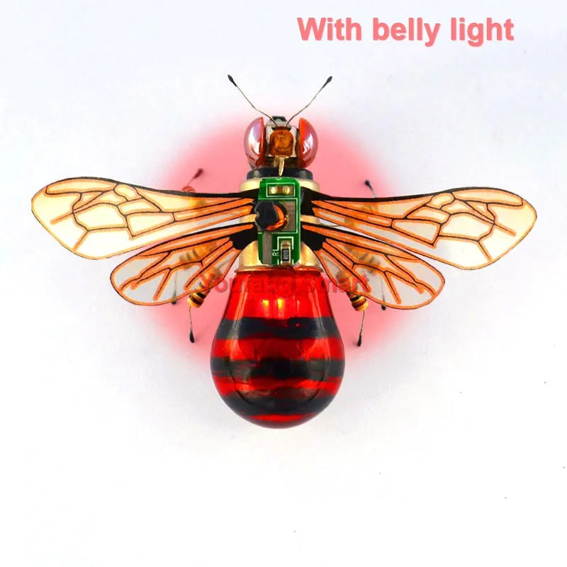 STEAM DIY Robotic Insects Science Invention Electronic Animal for School Competition Non-soldered DIY Kit Stem Toys Robot Animal